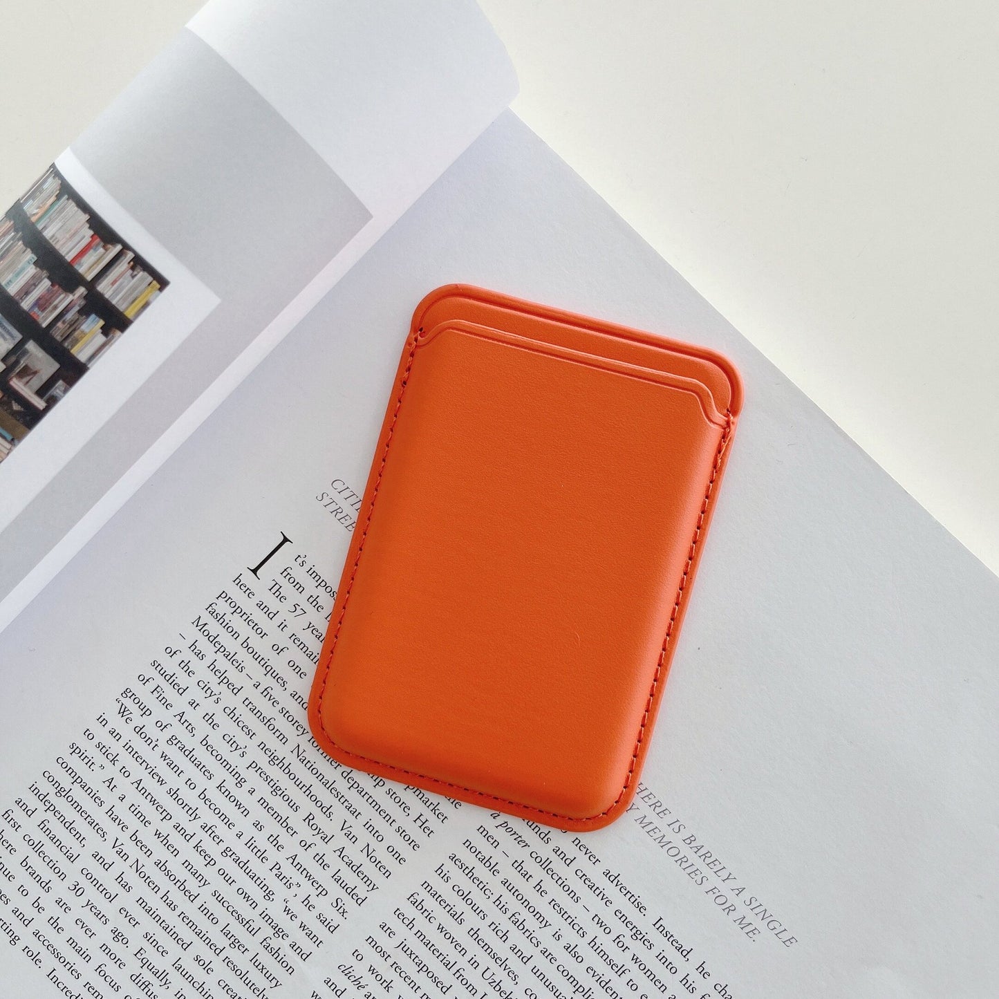 Porta carte magnetico in pelle per iPhone con MagSafe