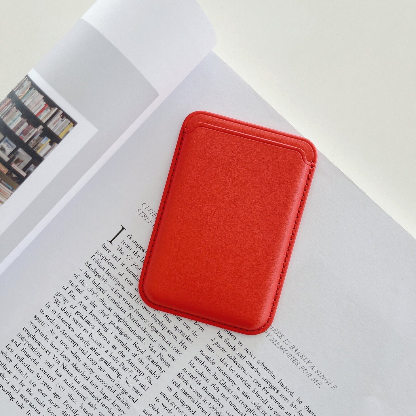 Porta carte magnetico in pelle per iPhone con MagSafe