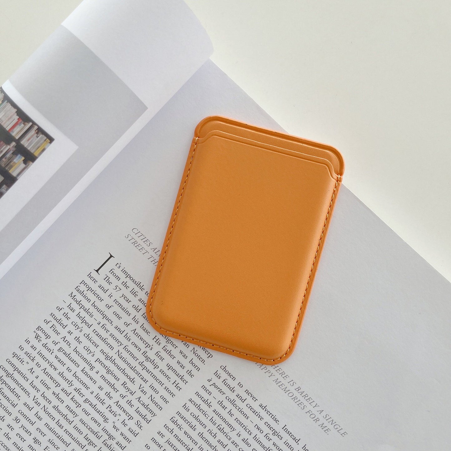 Porta carte magnetico in pelle per iPhone con MagSafe