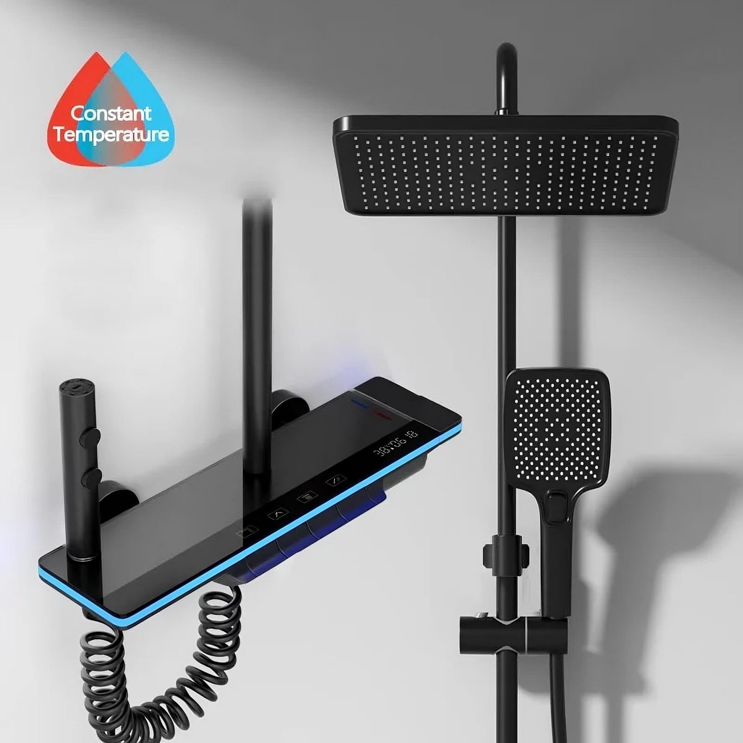 Set di sistema termostatico per doccia di lusso