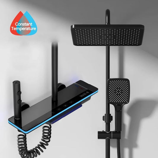 Set di sistema termostatico per doccia di lusso