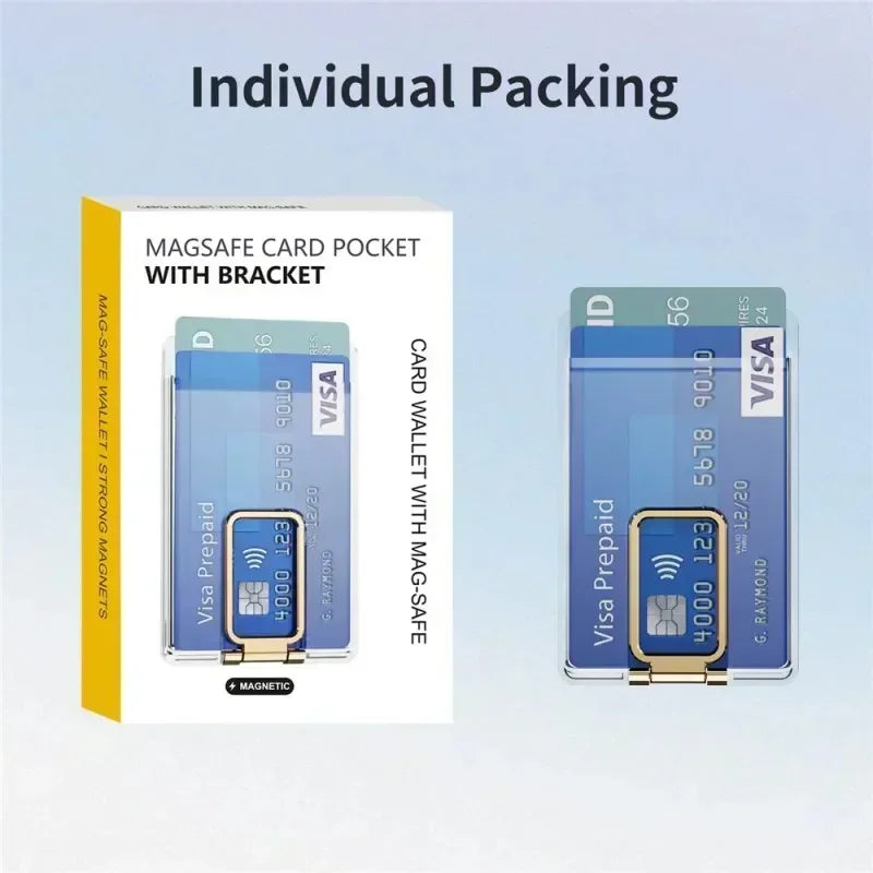 Porta carte magnetico trasparente per Magsafe