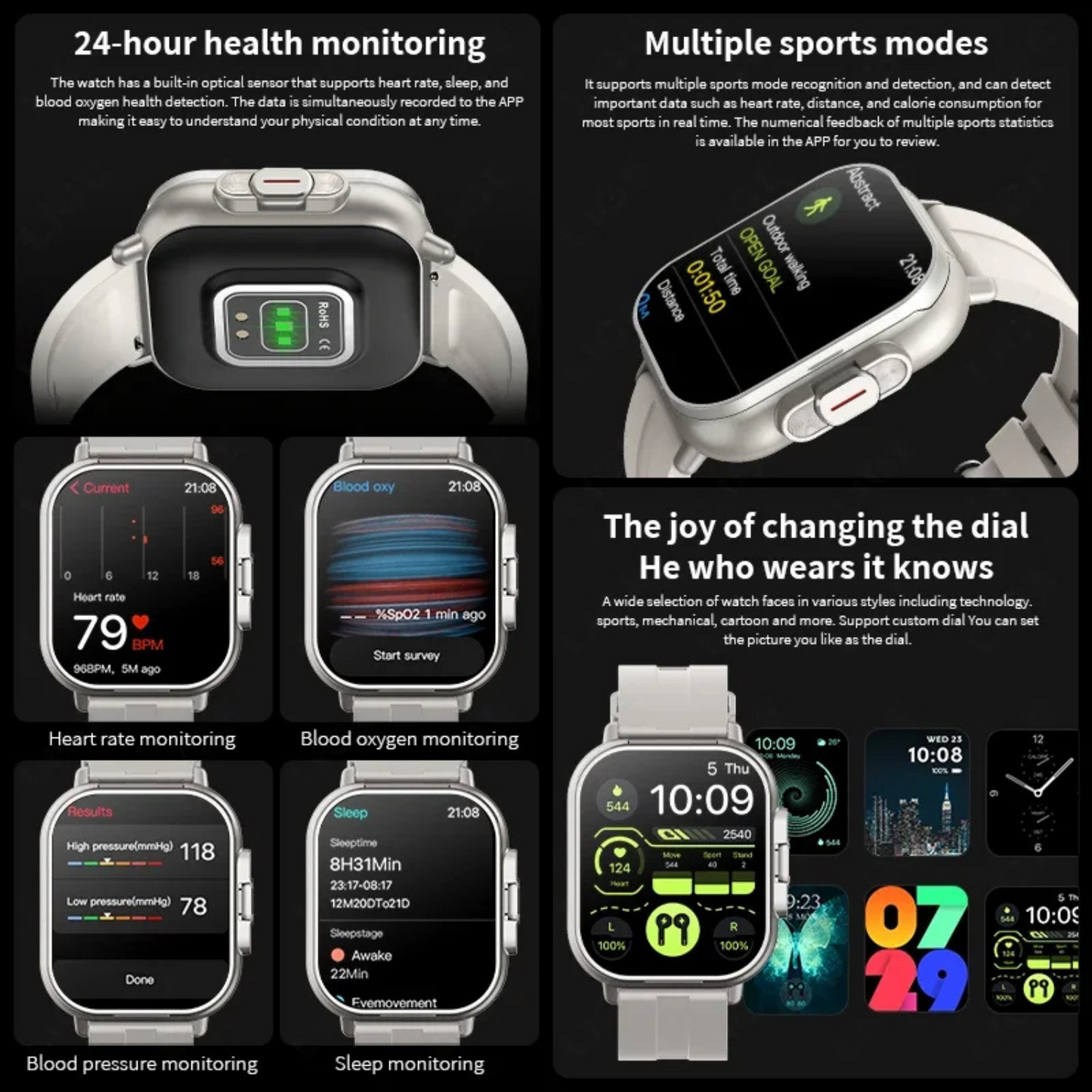 Smartwatch con auricolari