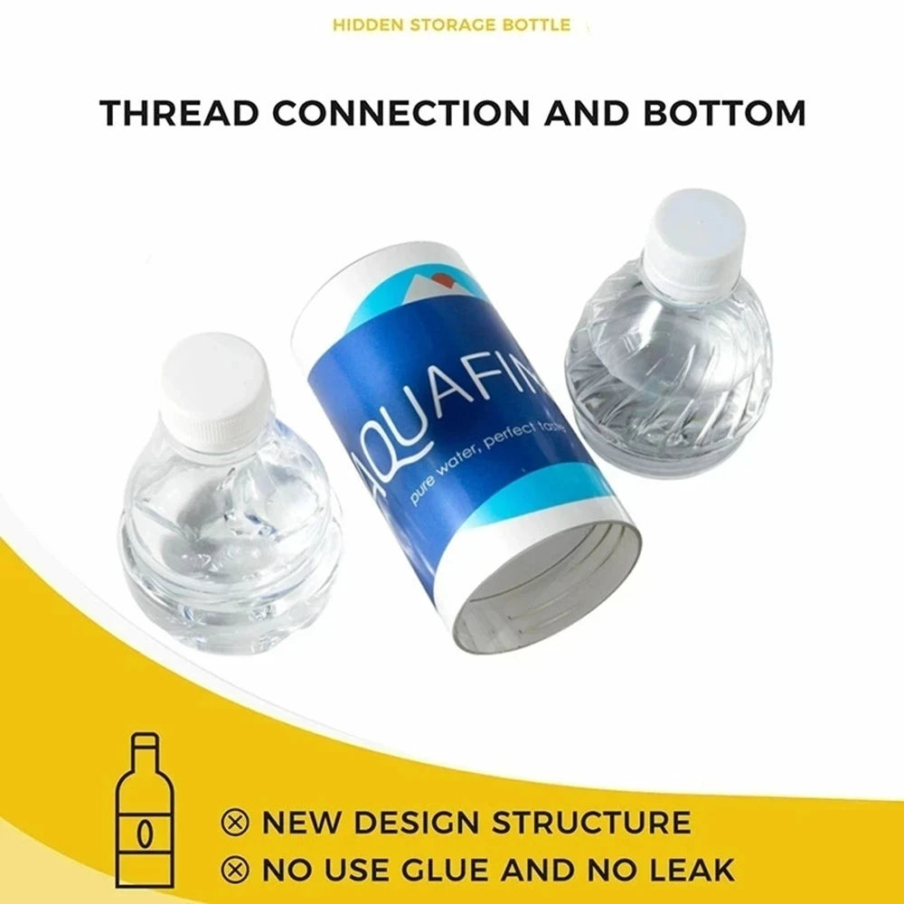 Bottiglia d'acqua con vano nascosto