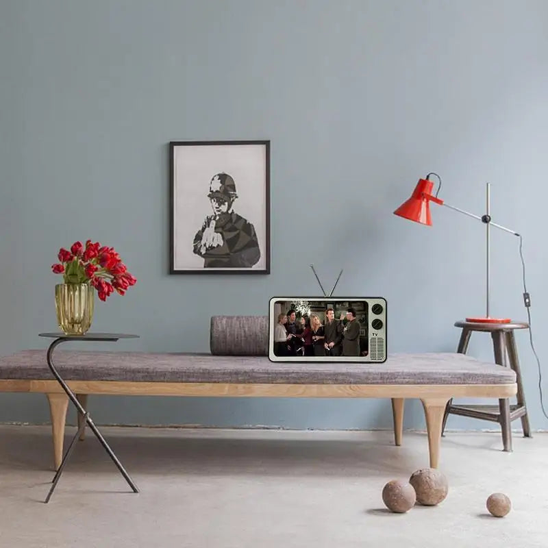 Mini TV con lente d'ingrandimento per telefoni