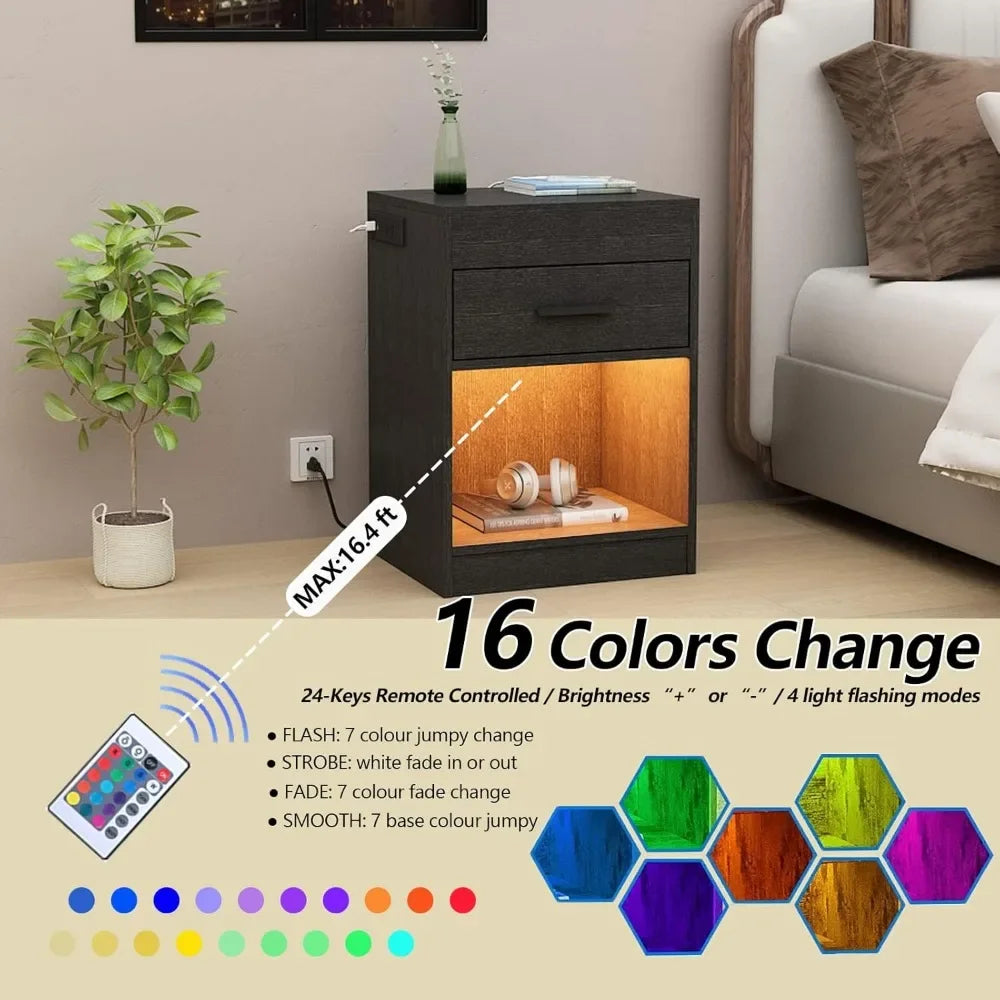 Comodino con posto segreto